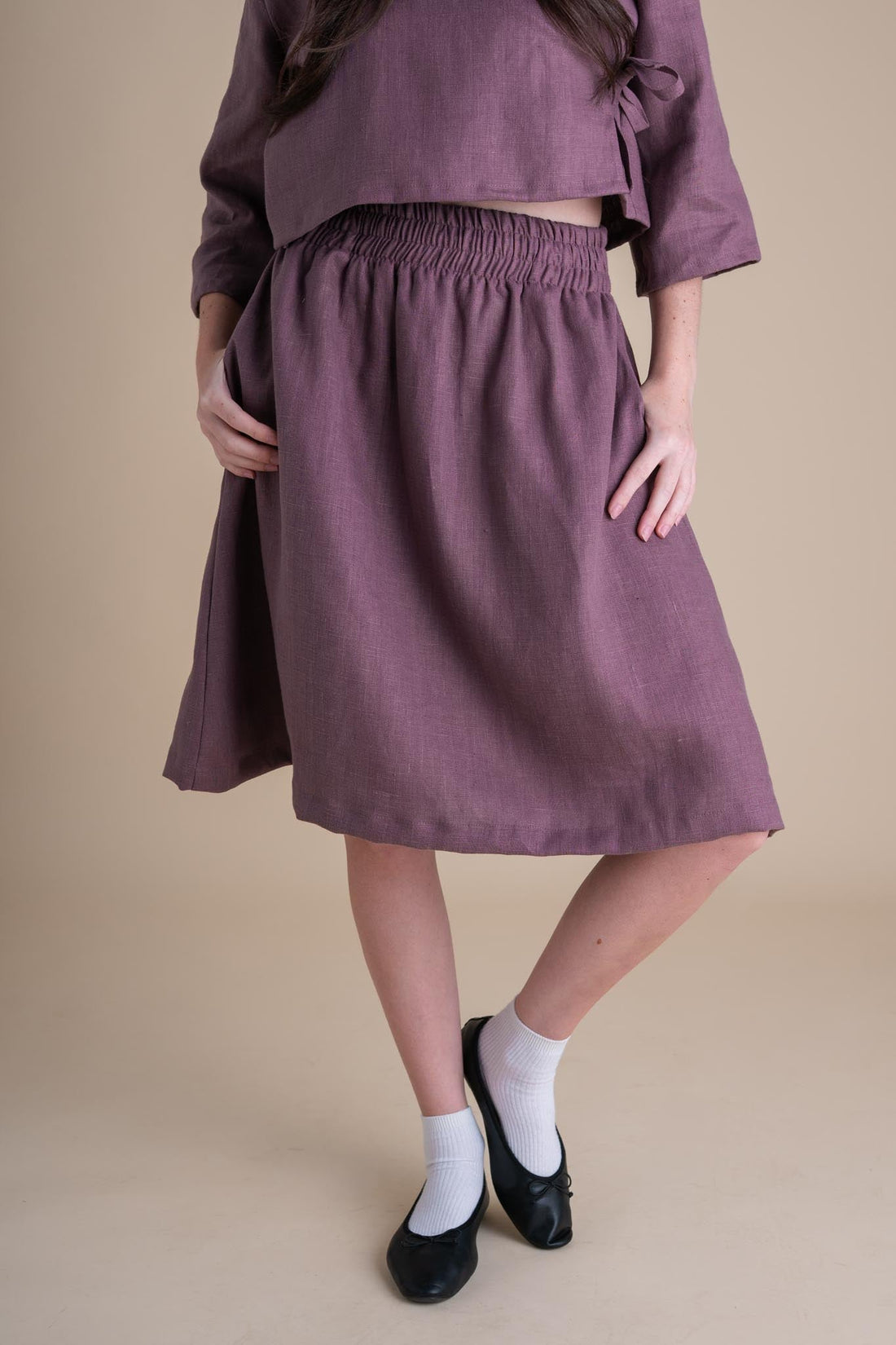 Afternoon Skirt in Thistle