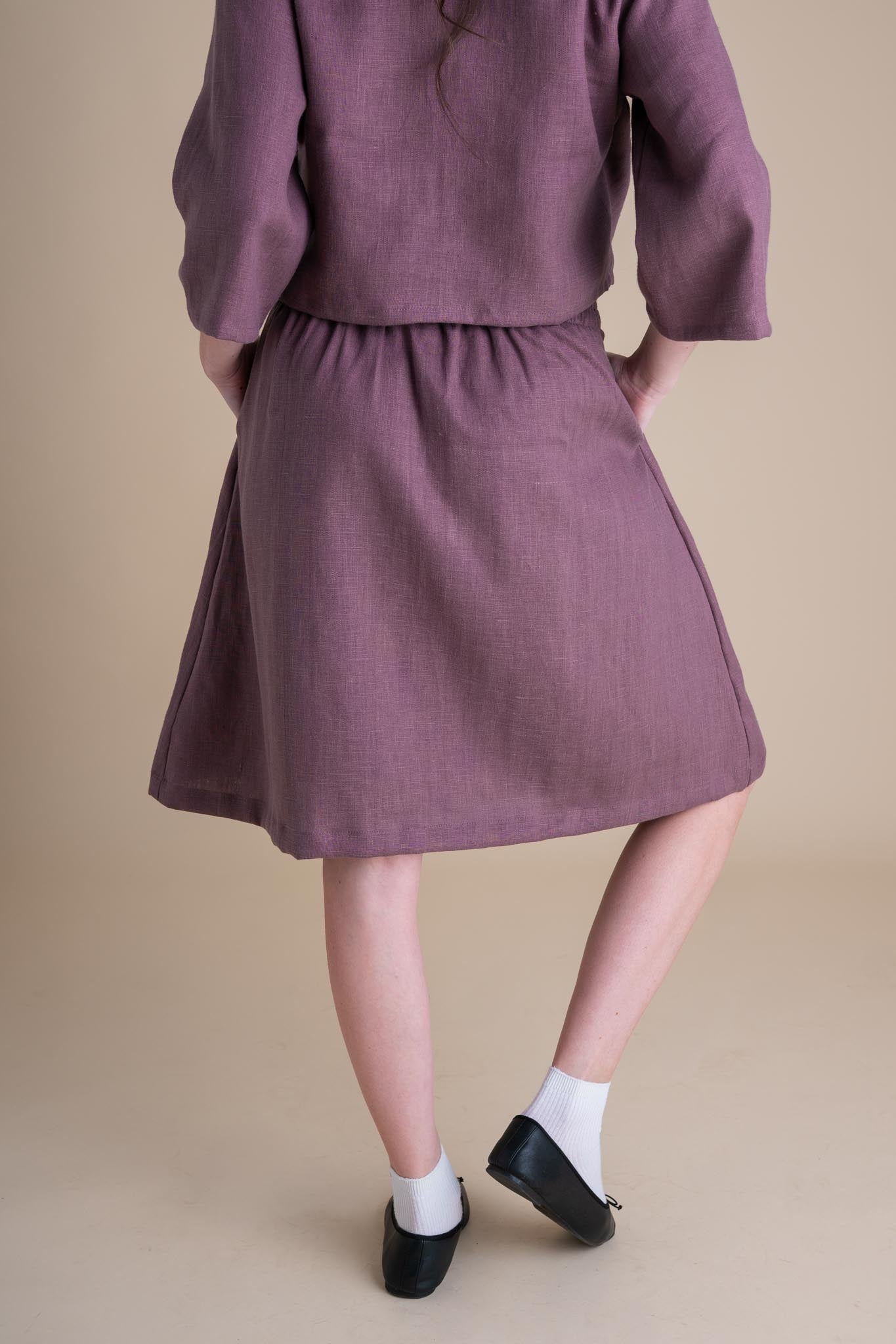 Afternoon Skirt in Thistle