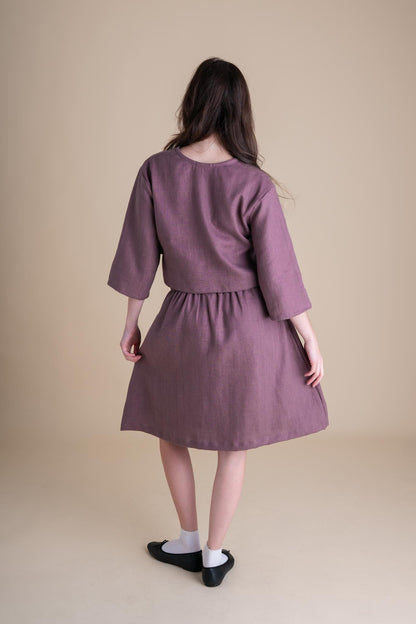 Afternoon Skirt in Thistle