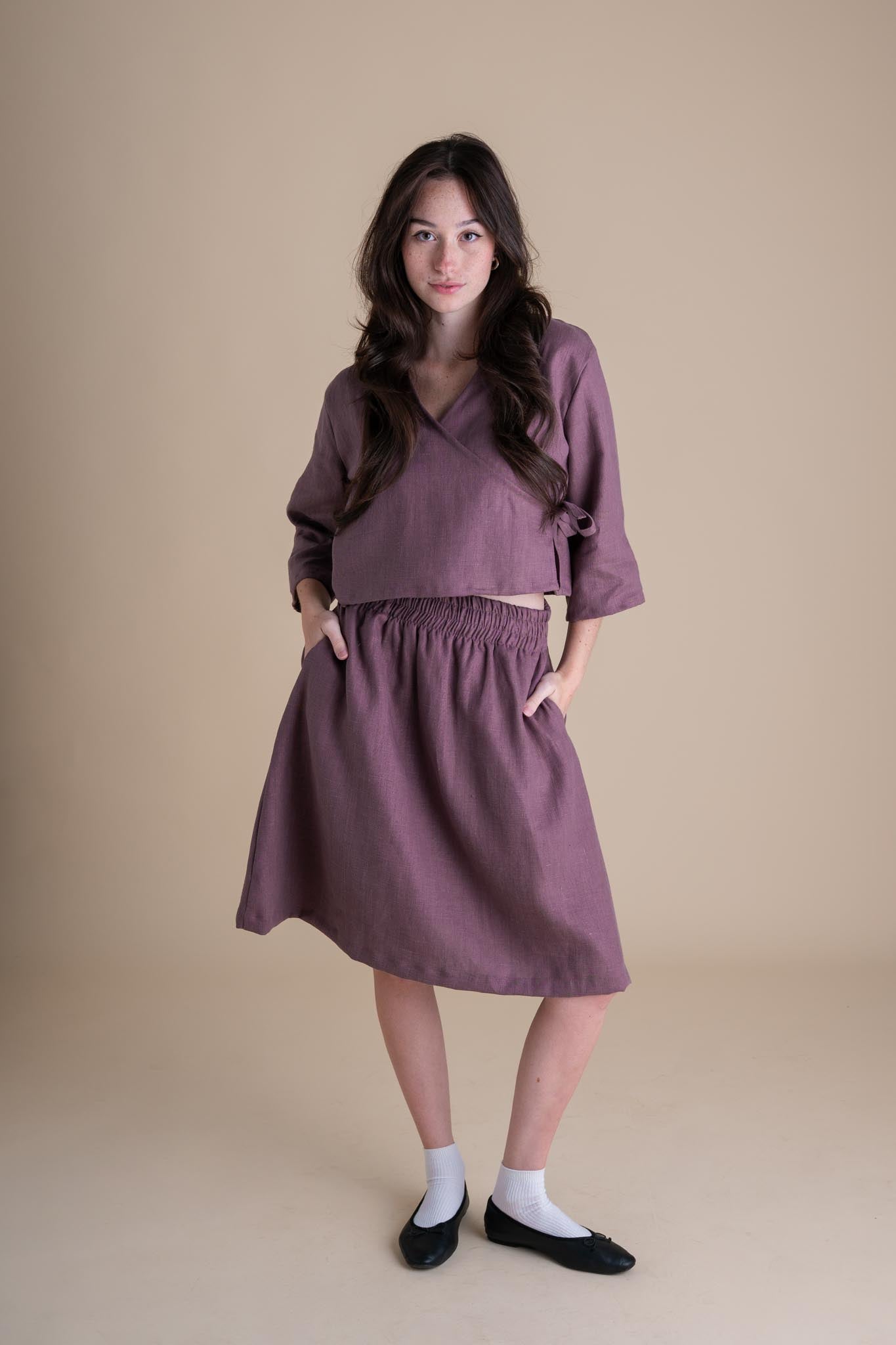 Afternoon Skirt in Thistle