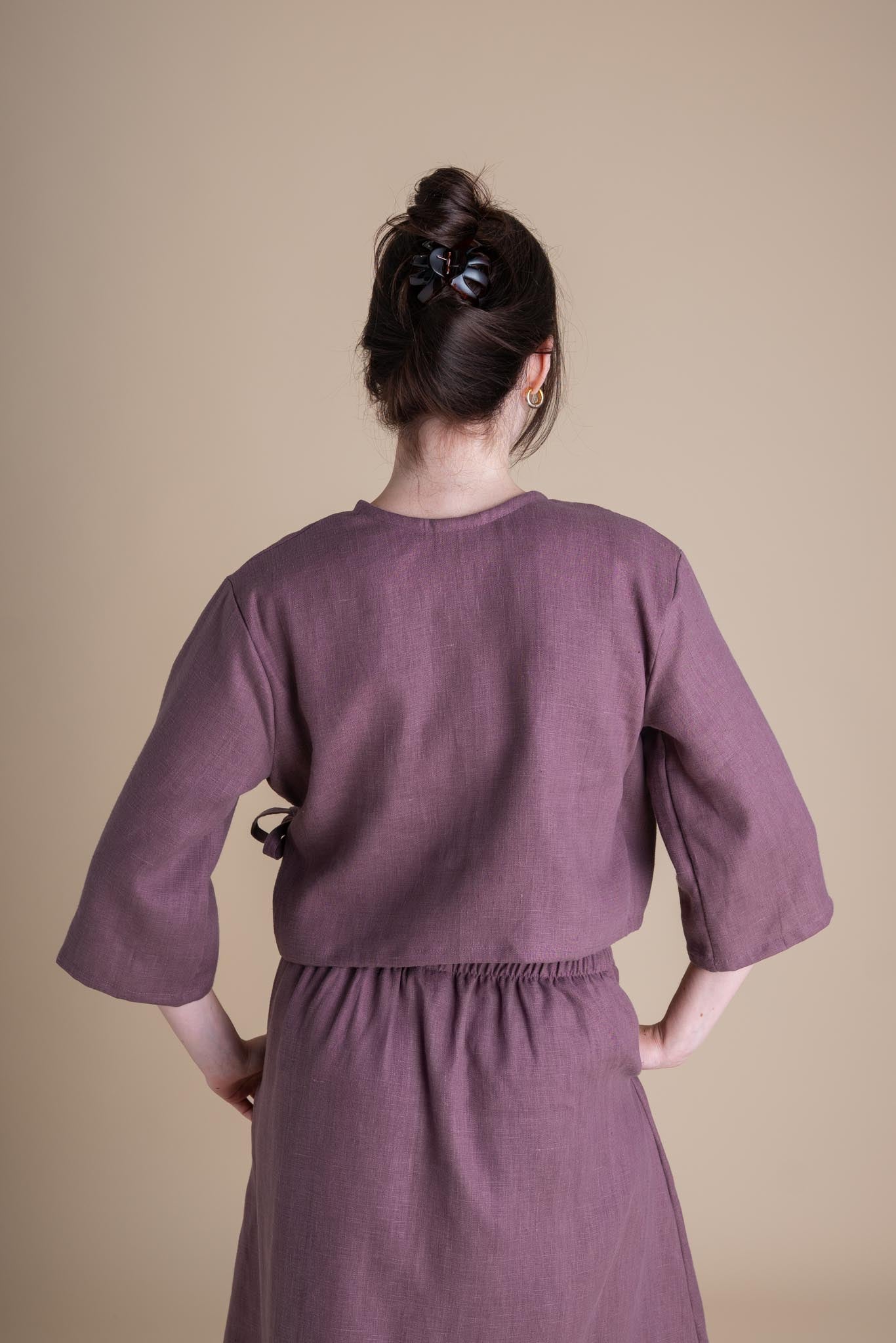 Artemis Top in Thistle