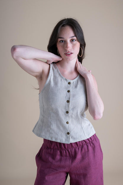 Katherine Vest in Sand Dollar