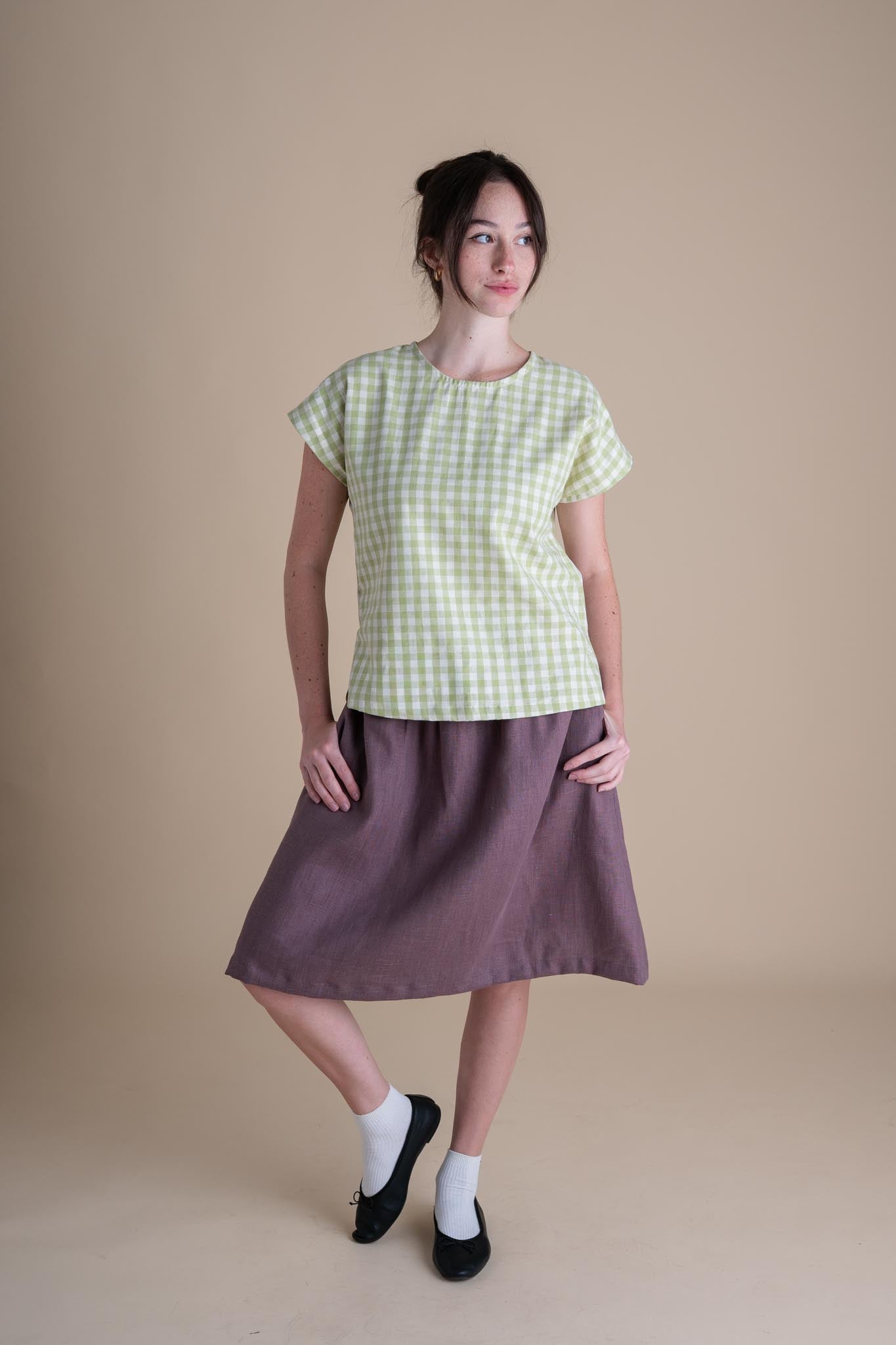 Painter Top in Honeydew