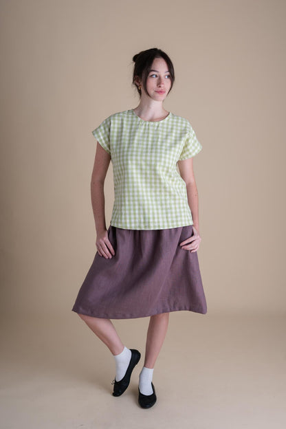 Painter Top in Honeydew