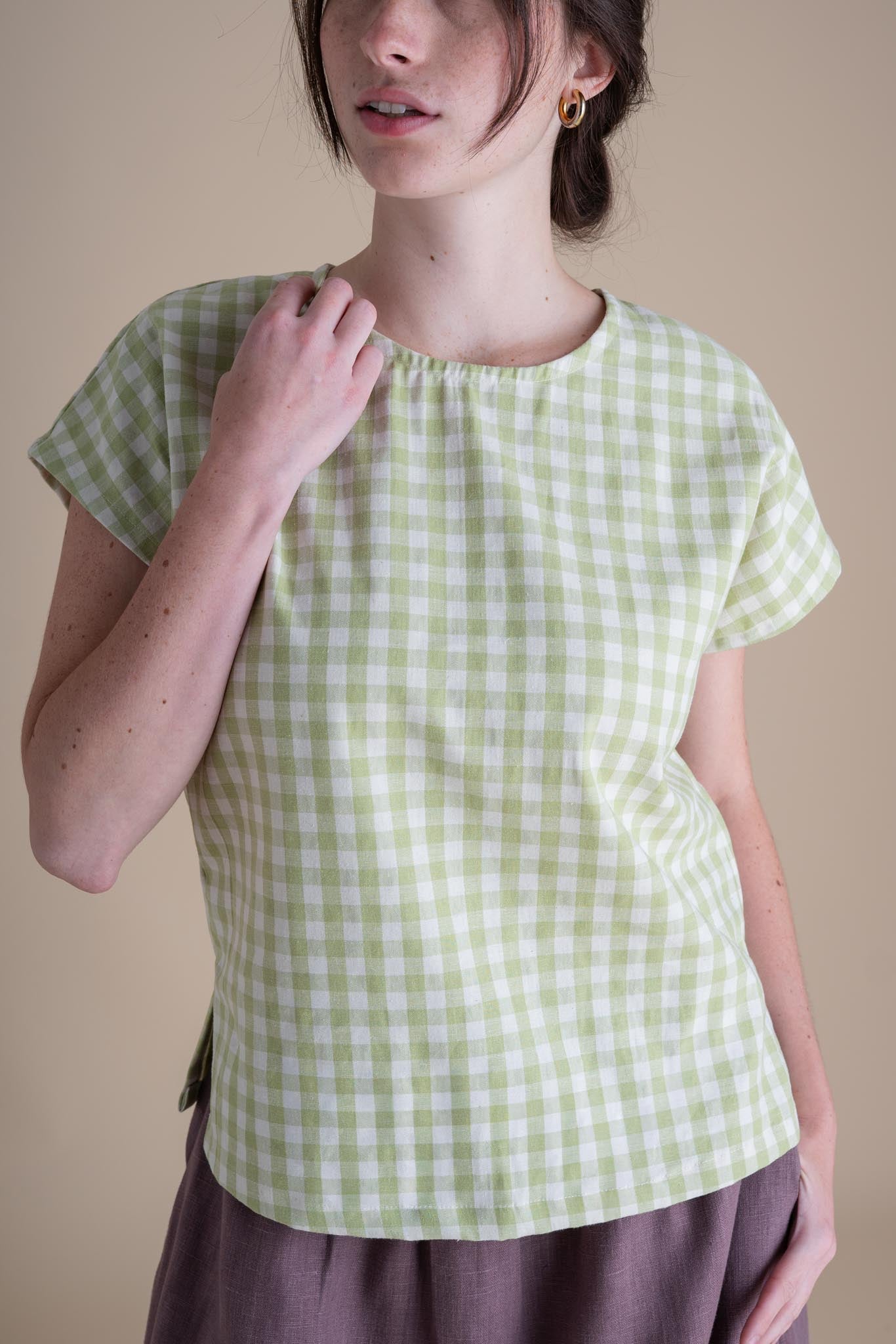 Painter Top in Honeydew