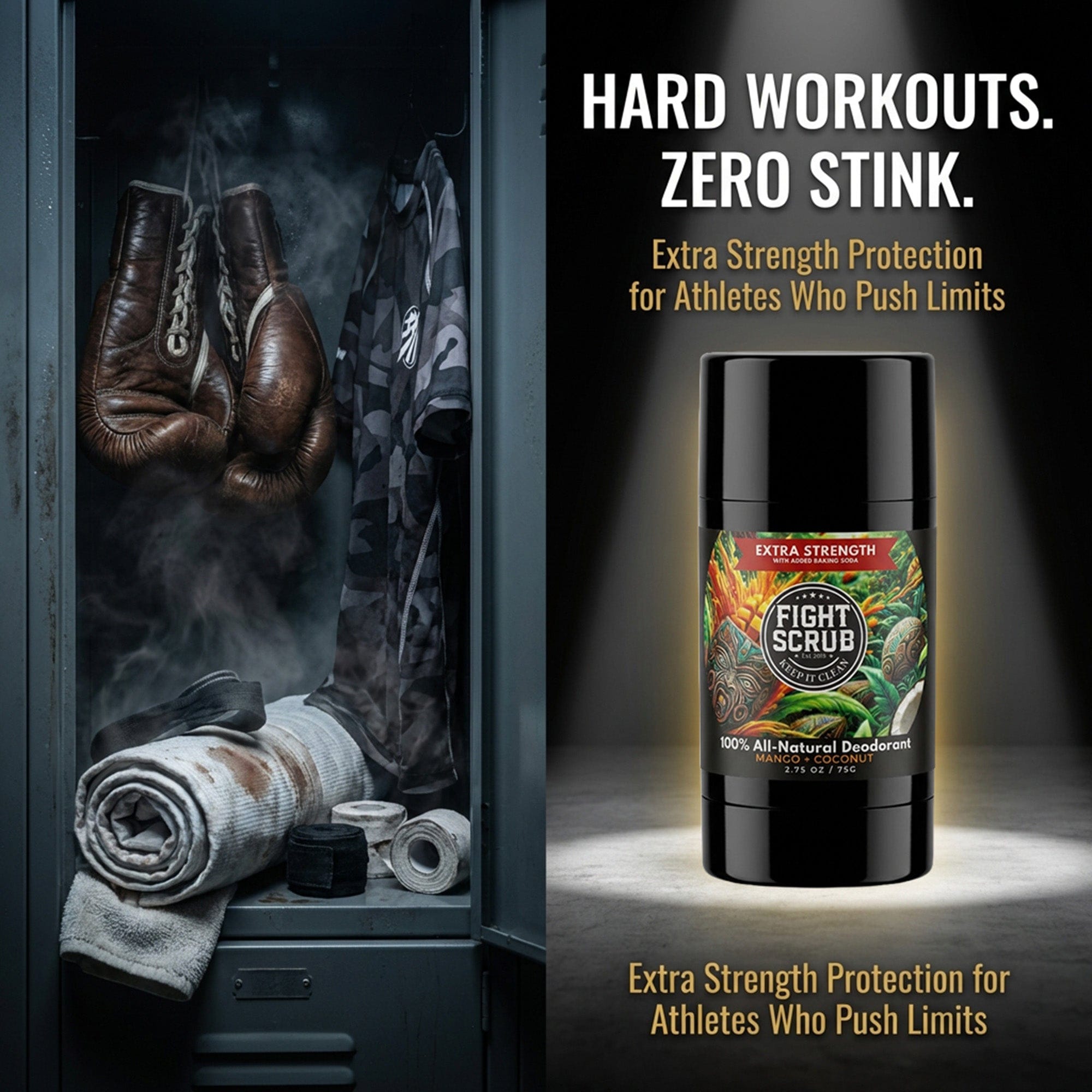 Fight Scrub Extra Strength Deodorant