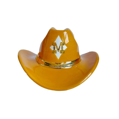 Ruby Clay Company Harvest Orange Monogrammed Cowboy Hat