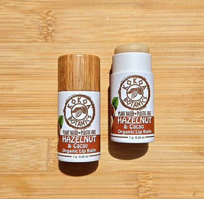 Hazelnut and Cocoa Butter - Natural Organic Lip Balm