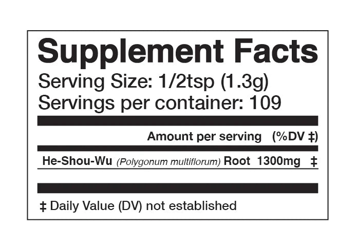 HE SHOU WU | Strength + Shine*