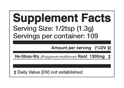 HE SHOU WU | Strength + Shine*