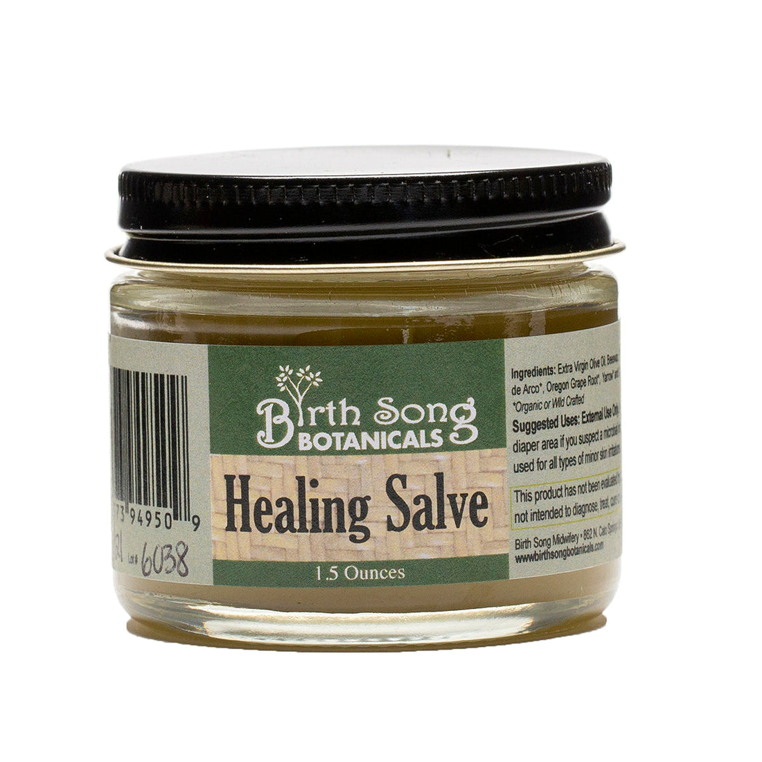 Herbal Salve- All Natural First Aid Ointment Made with Calendula and Plantain, Good For All Skin Types, Unscented - My American Goods