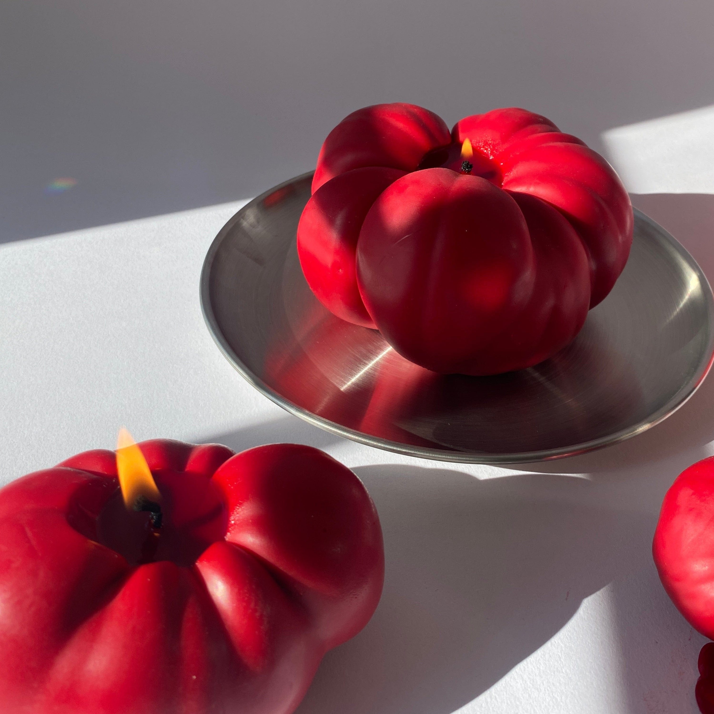 Scandles Farmers Markets Red / Tomato Leaf / 3 Pack Heirloom Tomato Candles - 3 Pack
