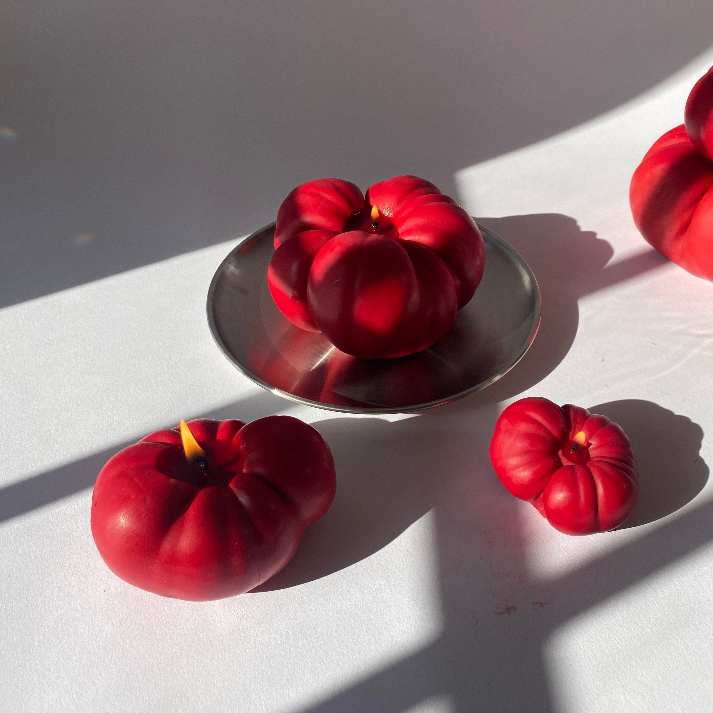Scandles Farmers Markets Red / Tomato Leaf / 3 Pack Heirloom Tomato Candles - 3 Pack