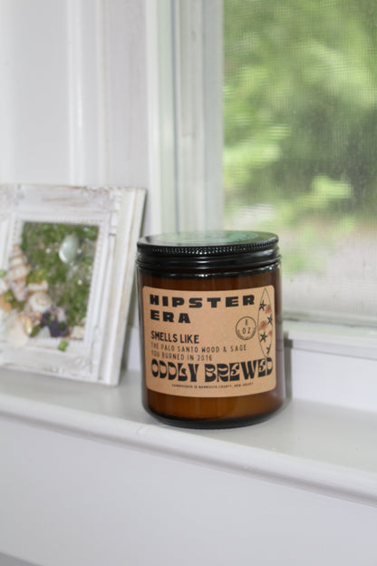 Hipster Era soy candle