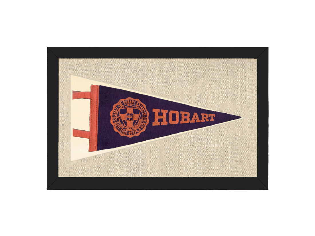 Vintage Hobart College Pennant