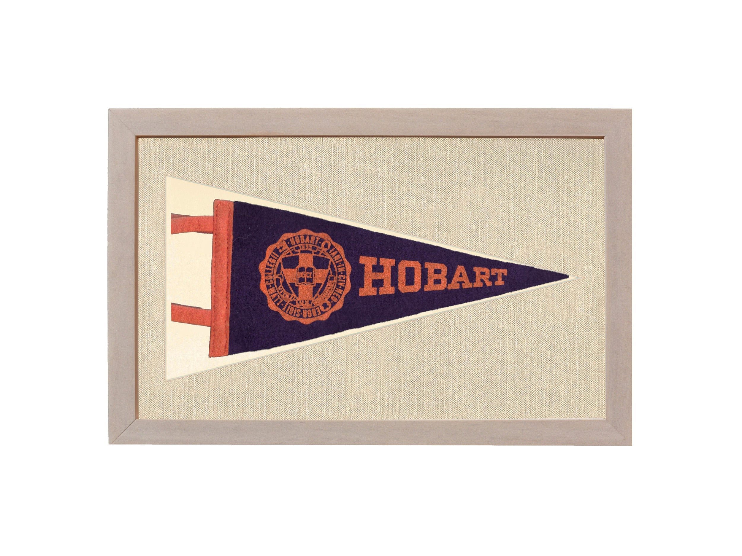 Vintage Hobart College Pennant