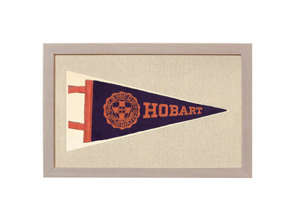 Vintage Hobart College Pennant