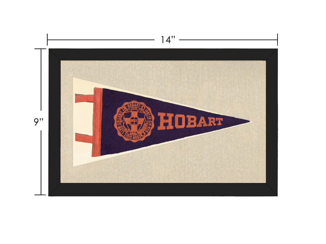 Vintage Hobart College Pennant