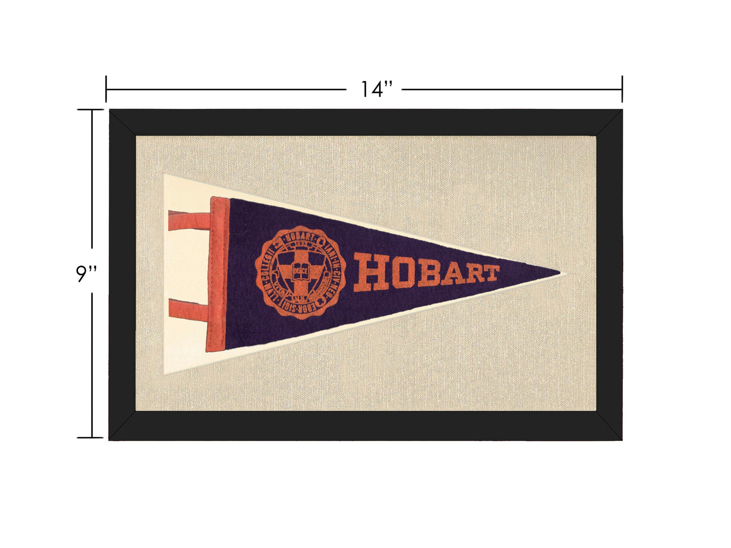 Vintage Hobart College Pennant