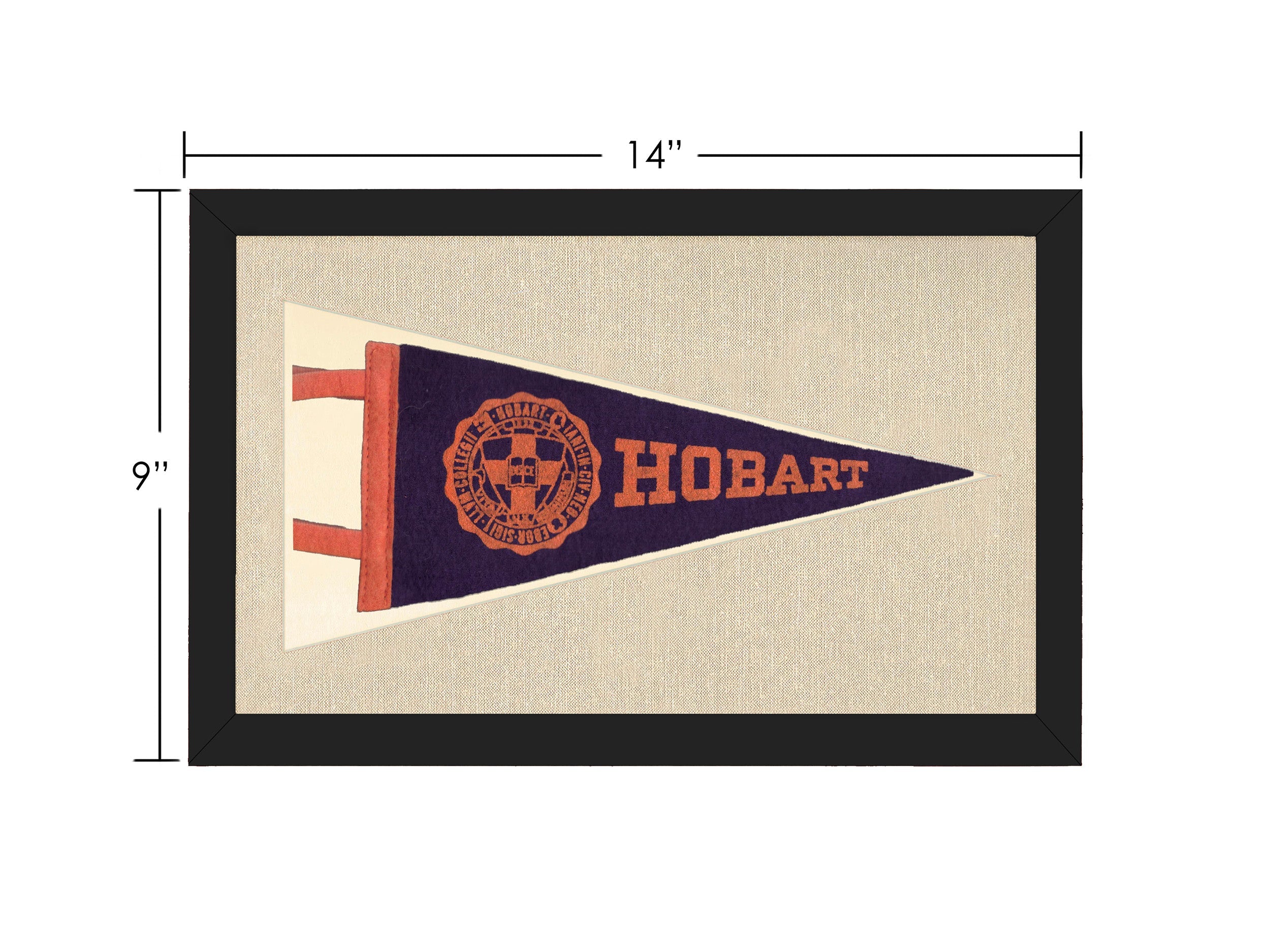 Vintage Hobart College Pennant