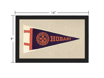 Vintage Hobart College Pennant