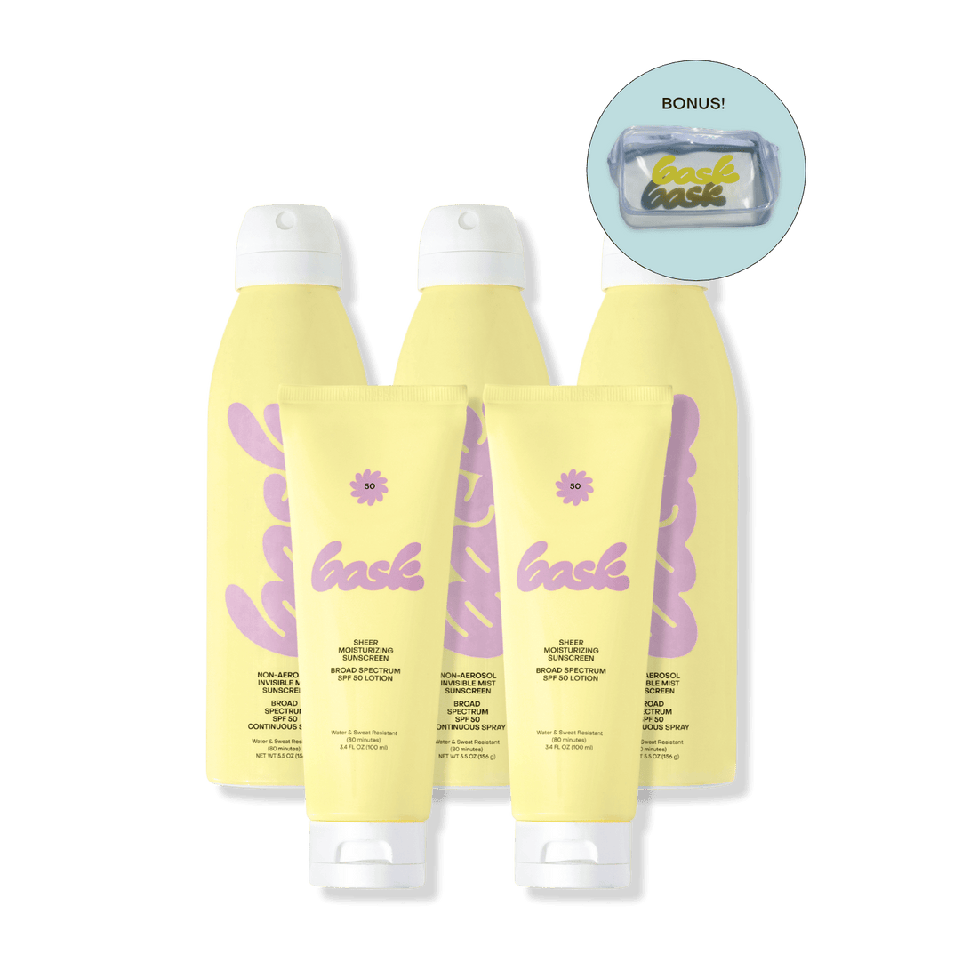 Bask Suncare Sunscreen The Paradise Pack