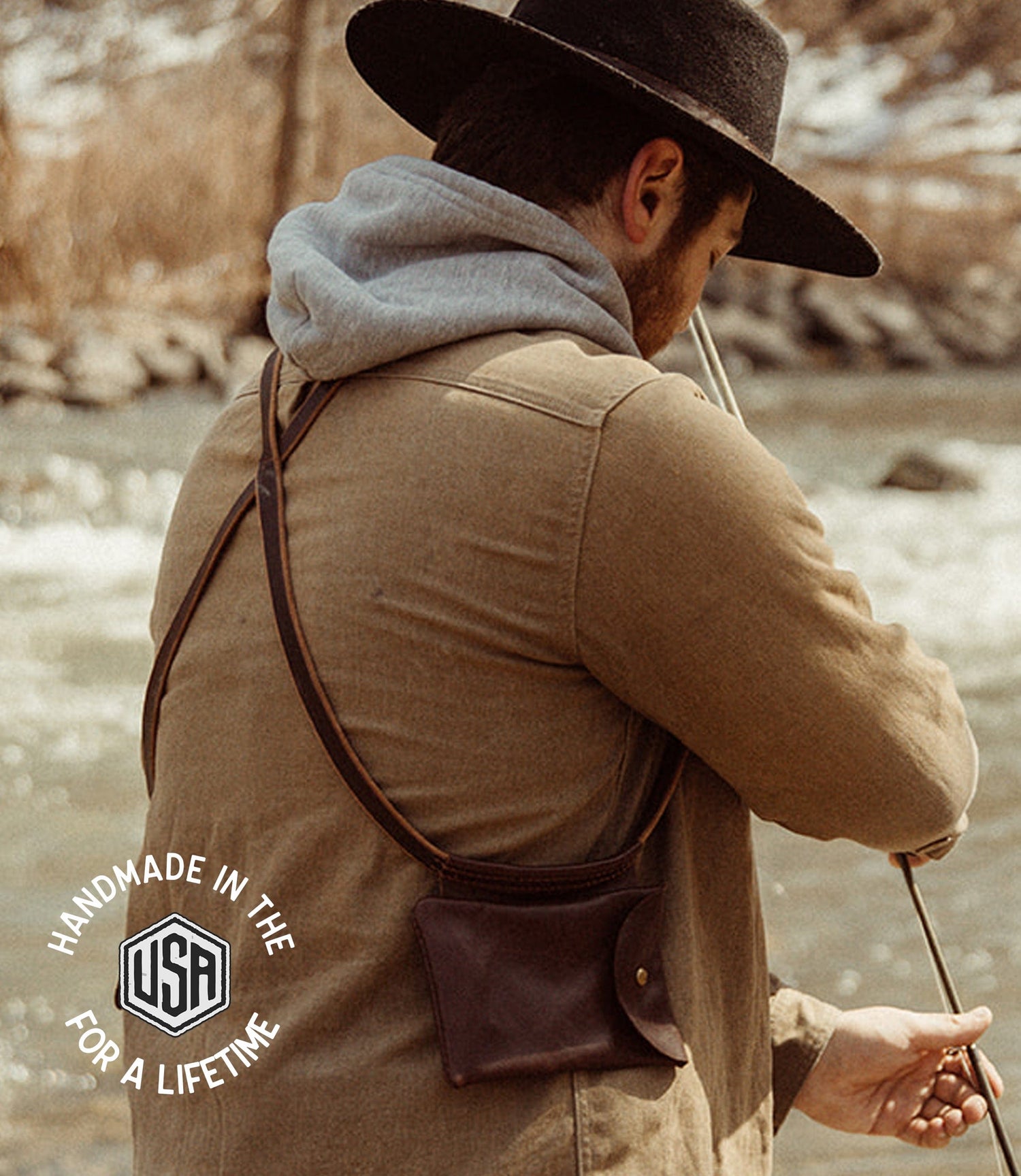 The Local Branch Leather S / Chocolate Original Holster - USA Made