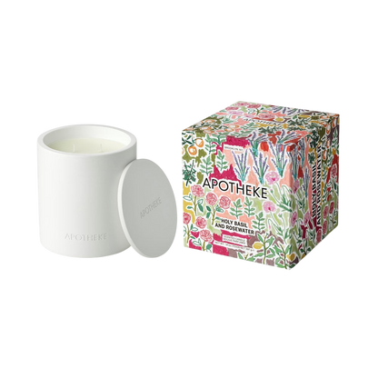 Holy Basil and Rosewater 2-Wick Candle