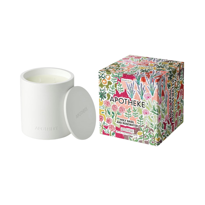 Holy Basil and Rosewater 2-Wick Candle