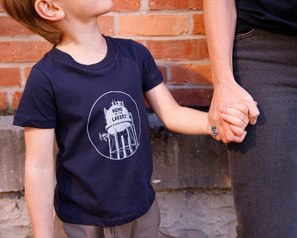 The Local Branch Clothing Home of the Lakers, Water Tower Kids Tee - USA Made