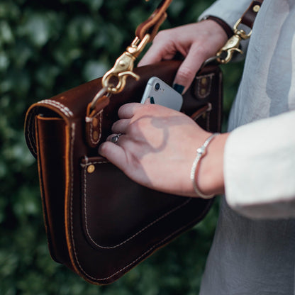 The Local Branch Leather Hunt Satchel