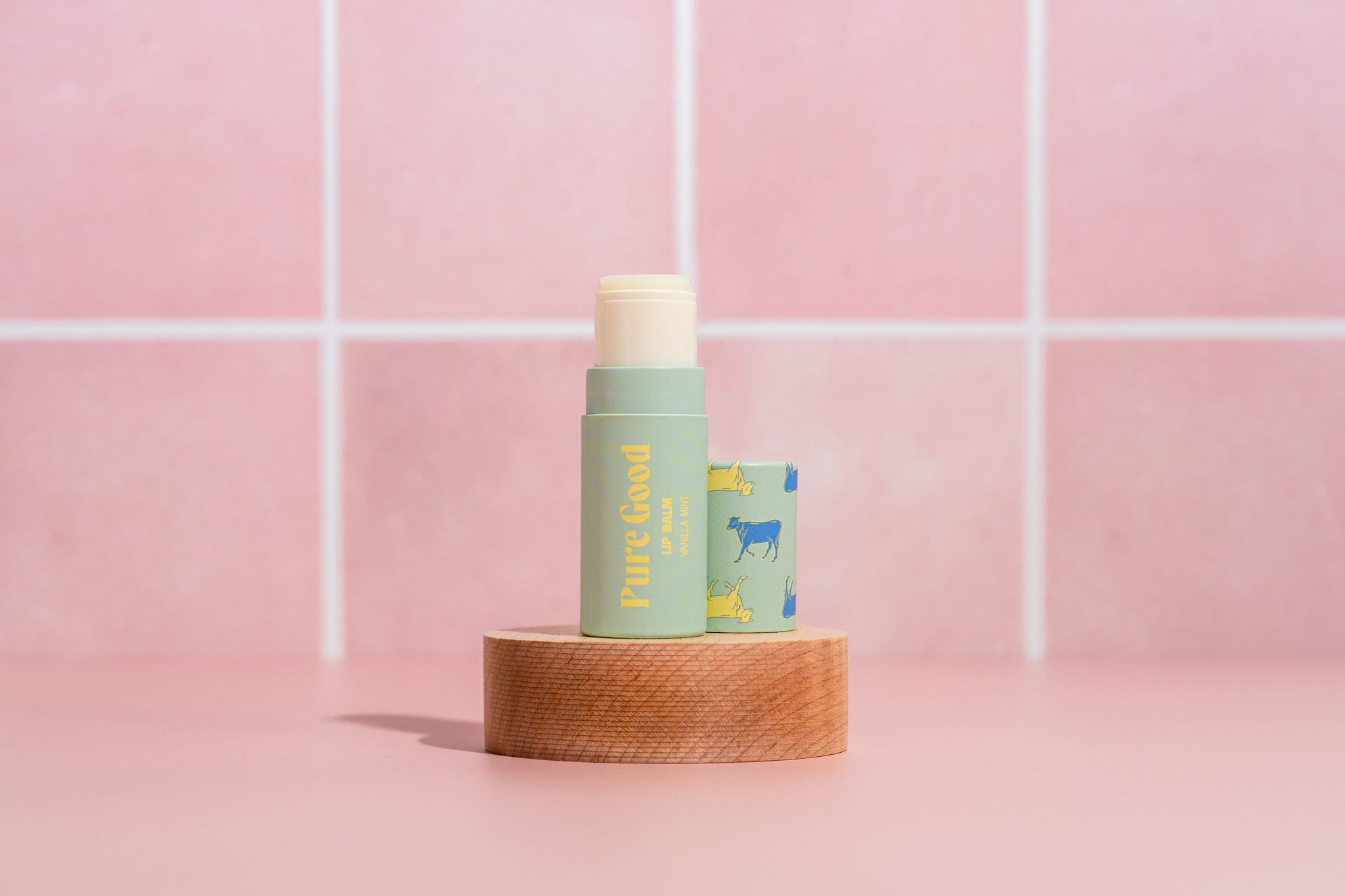 Pure Good LLC Lip Balm Vanilla Mint Tallow Lip Balm