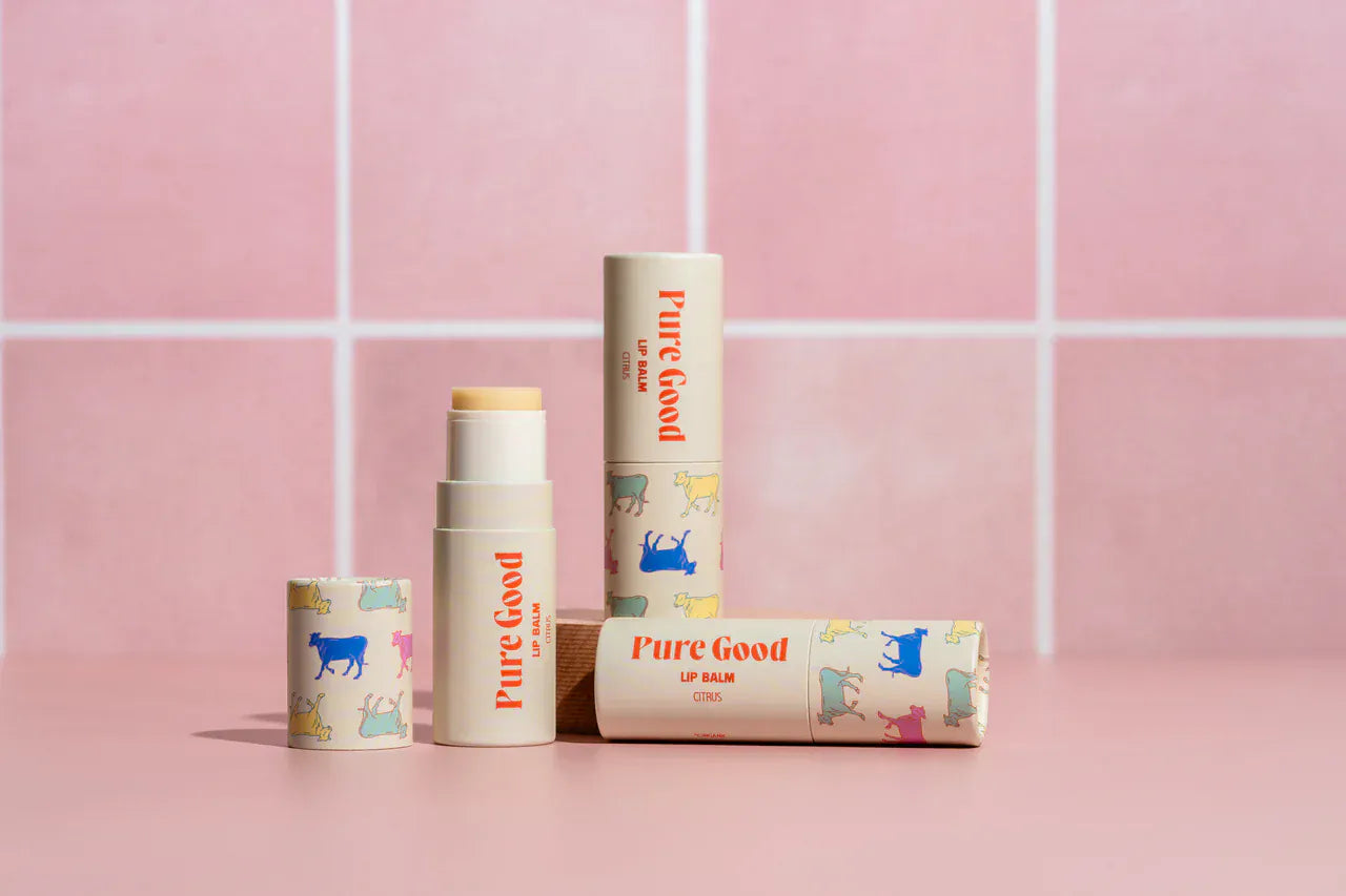 Pure Good LLC Bundle Fresh Citrus Lip Balm - Set of 4
