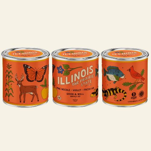 Illinois State Candle - My American Goods