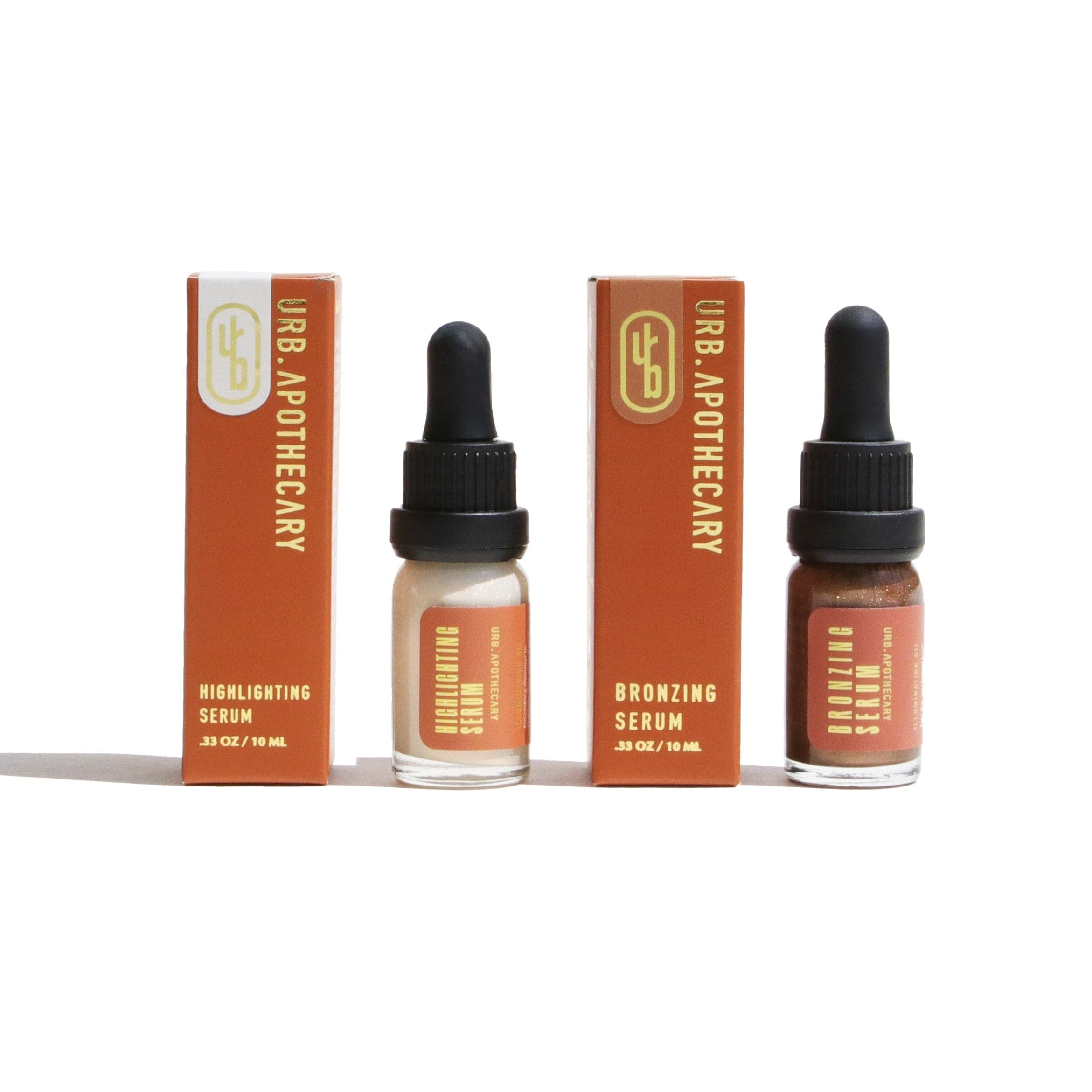 URB APOTHECARY MINERAL MAKEUP Shimmer Duo Illuminating Serums