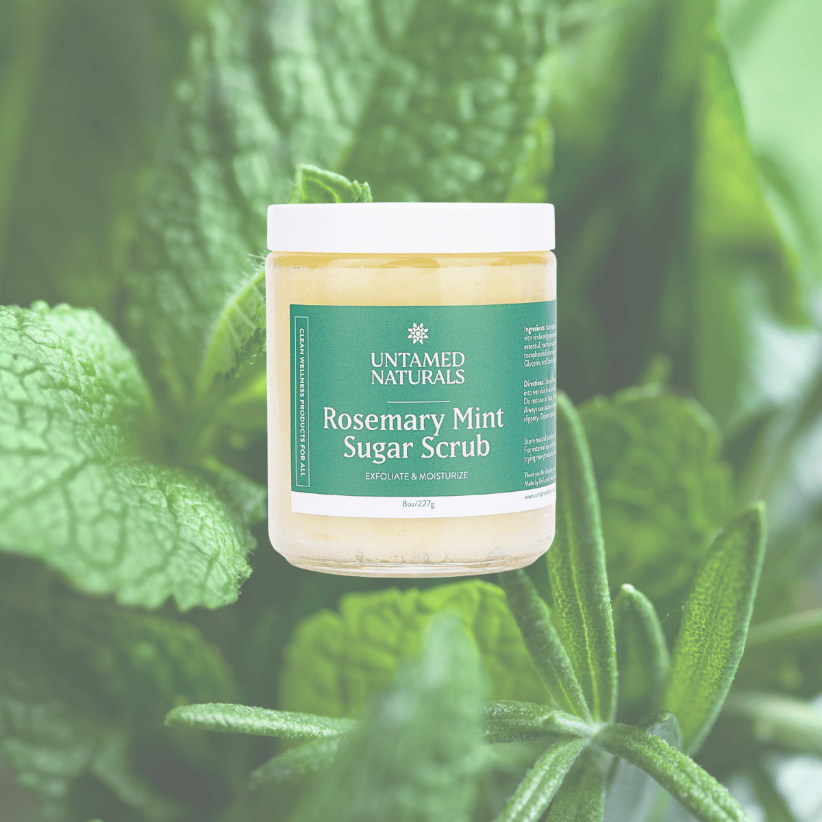 UnTamed Naturals All Products 8oz Rosemary Mint Body Scrub
