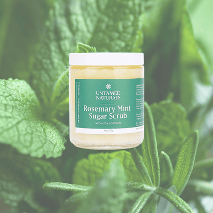UnTamed Naturals All Products 8oz Rosemary Mint Body Scrub