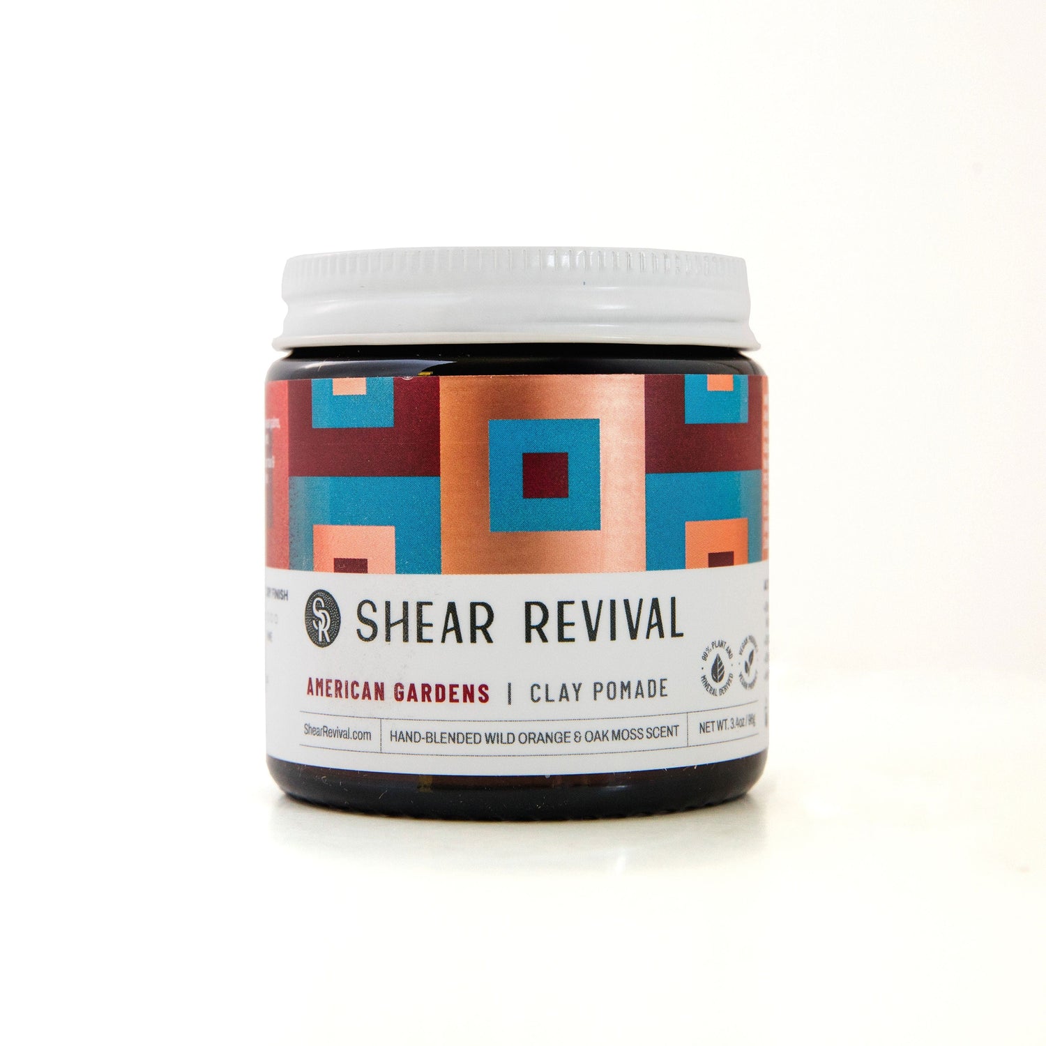 SHEAR REVIVAL 3.4oz American Gardens Clay Pomade