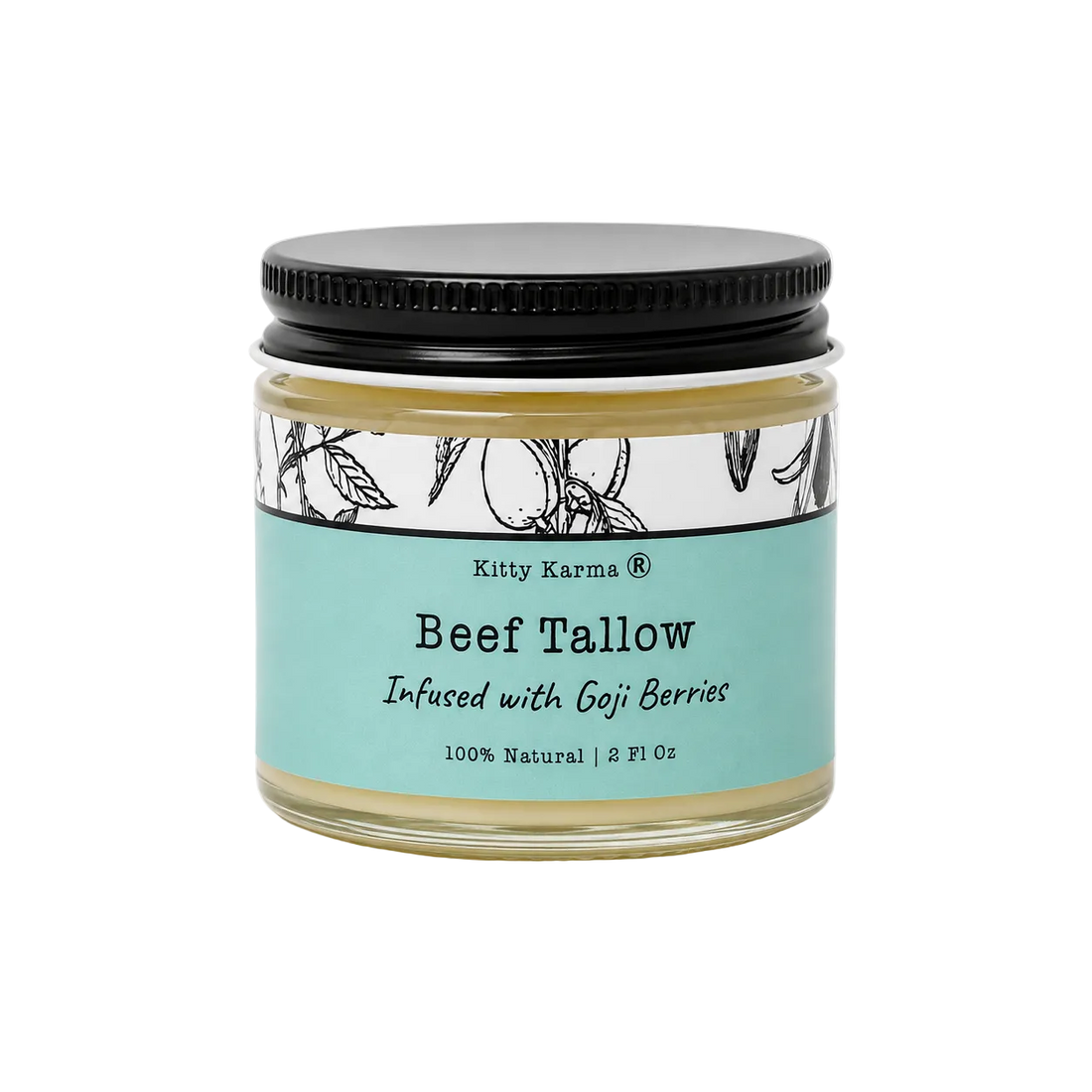 Goji Glow Tallow Balm | Grass-Fed Tallow Face Moisturizer with Goji Berry &amp; Mulberry Extracts