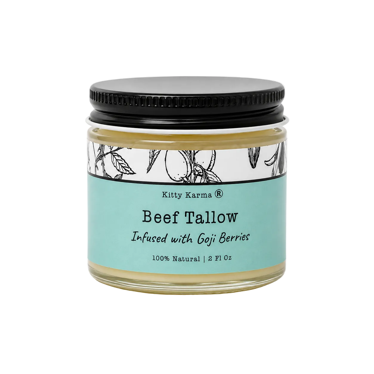 Goji Glow Tallow Balm | Grass-Fed Tallow Face Moisturizer with Goji Berry &amp; Mulberry Extracts