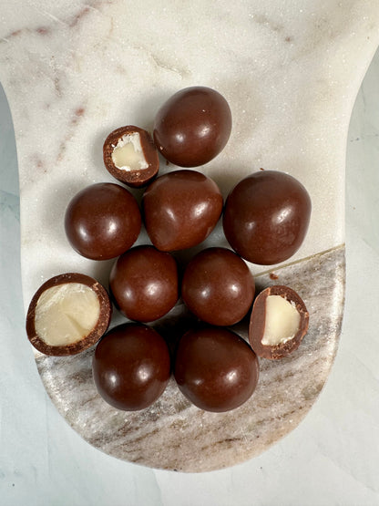 Oat Milk Chocolate Covered Macadamia Nuts
