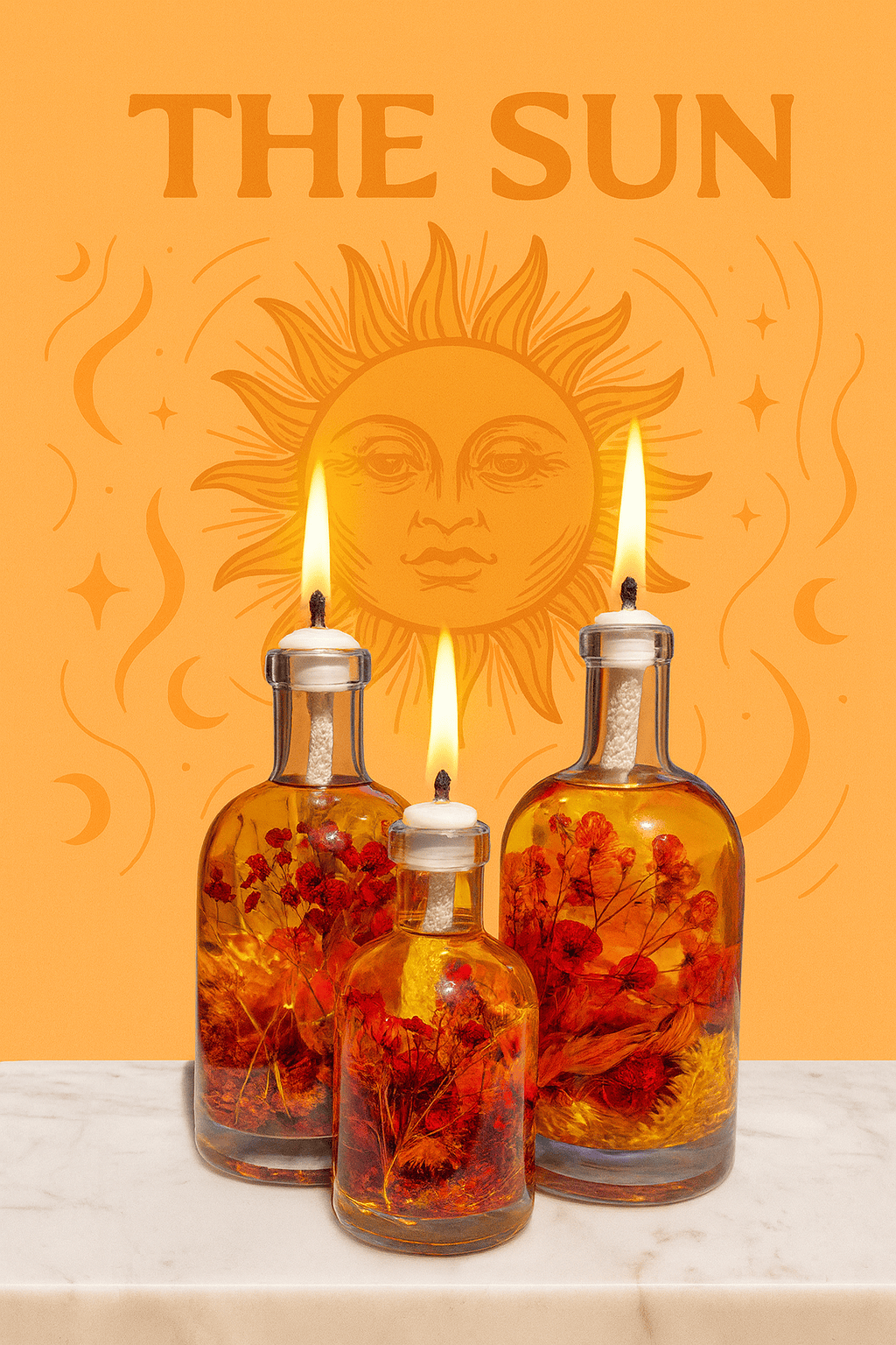 The Sun - Oil Candle