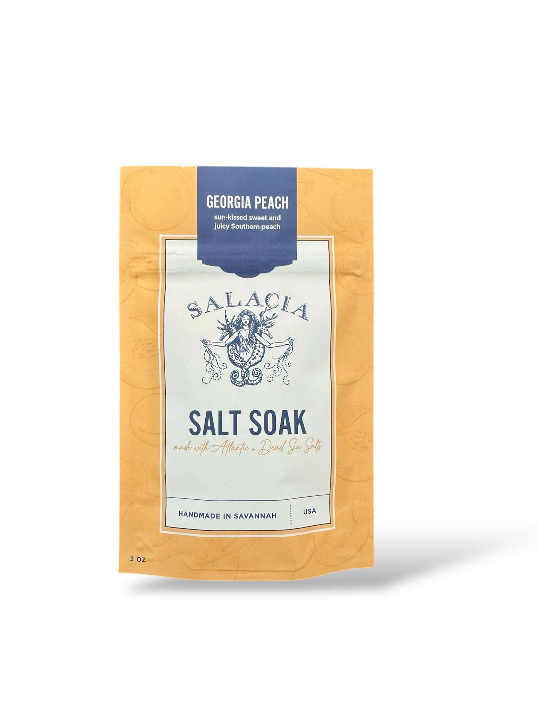 Salacia Salts Bath &amp; Body Georgia Peach Small Salt Soak