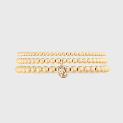 St. Christopher Juno Bracelet Triple Stack