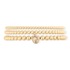 Cuffed by Nano LLC St. Christopher Juno Bracelet Triple Stack