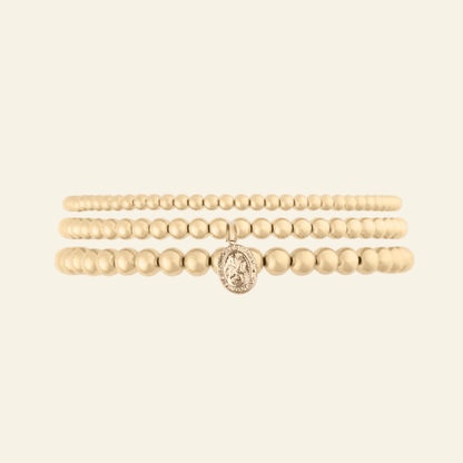 St. Christopher Juno Bracelet Triple Stack