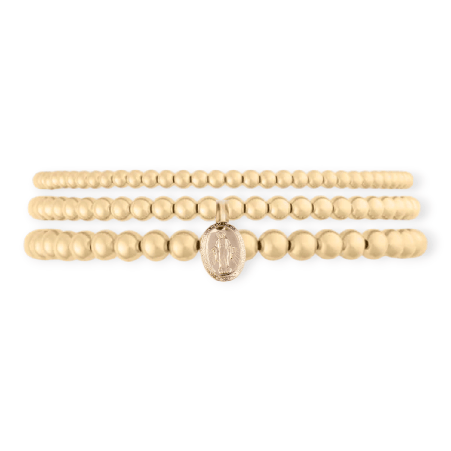Cuffed by Nano LLC Blessed Mary Juno Bracelet Triple Stack