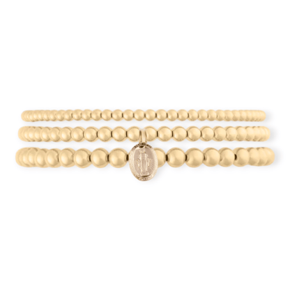 Cuffed by Nano LLC Blessed Mary Juno Bracelet Triple Stack
