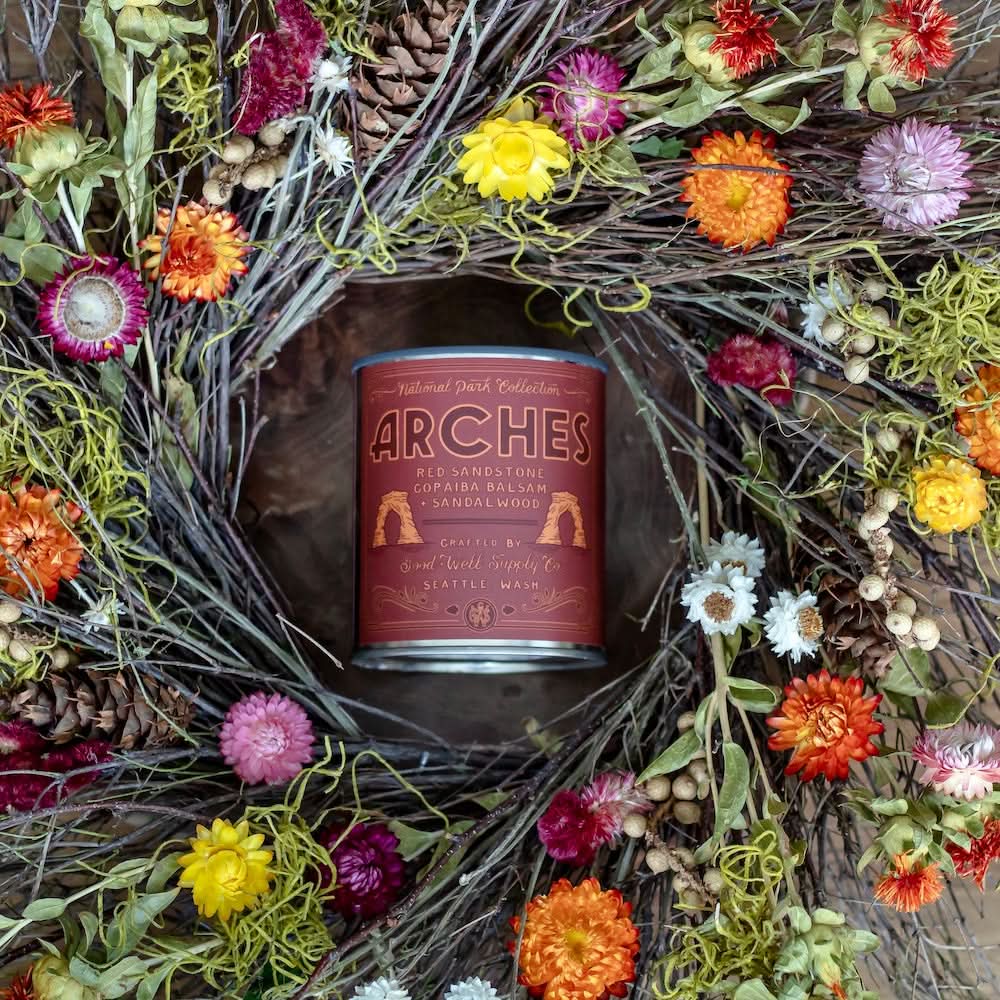 Good &amp; Well Supply Co Candles Arches National Park Candle
