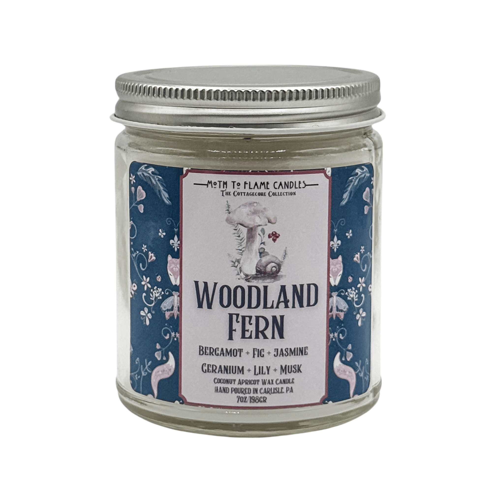 Moth to Flame Candles Candles Woodland Fern – 7 oz Candle